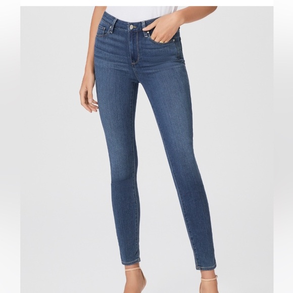 Paige Denim Hoxton Ankle Skinny Jeans Size 28 - Picture 1 of 10